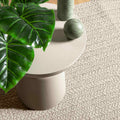 Tappeto ZIZUR Crema 80x150 cm Aspetto Iuta Interni ed Esterni