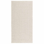 Tappeto ZIZUR Crema 80x150 cm Aspetto Iuta Interni ed Esterni