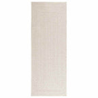 Tappeto ZIZUR Crema 80x200 cm Aspetto Iuta Interni ed Esterni