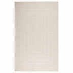 Tappeto ZIZUR Crema 160x230 cm Aspetto Iuta Interni ed Esterni
