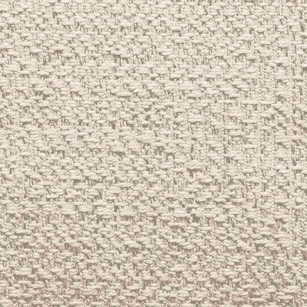 Tappeto ZIZUR Crema 200x200 cm Aspetto Iuta Interni ed Esterni
