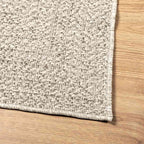 Tappeto ZIZUR Crema 200x200 cm Aspetto Iuta Interni ed Esterni