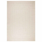 Tappeto ZIZUR Crema 200x290 cm Aspetto Iuta Interni ed Esterni