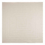 Tappeto ZIZUR Crema 240x240 cm Aspetto Iuta Interni ed Esterni