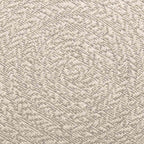 Tappeto ZIZUR Crema 140x200 cm Aspetto Iuta Interni ed Esterni