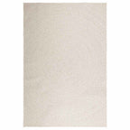 Tappeto ZIZUR Crema 160x230 cm Aspetto Iuta Interni ed Esterni