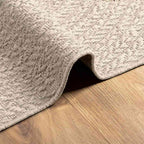 Tappeto ZIZUR Crema 200x290 cm Aspetto Iuta Interni ed Esterni