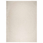 Tappeto ZIZUR Crema 240x340 cm Aspetto Iuta Interni ed Esterni