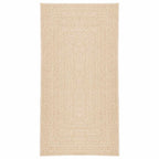 Tappeto ZIZUR Beige 60x110 cm Aspetto Iuta Interni ed Esterni