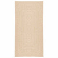 Tappeto ZIZUR Beige 80x150 cm Aspetto Iuta Interni ed Esterni
