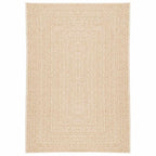 Tappeto ZIZUR Beige 140x200 cm Aspetto Iuta Interni ed Esterni