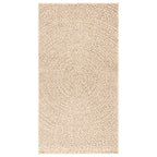 Tappeto ZIZUR Beige 60x110 cm Aspetto Iuta Interni ed Esterni