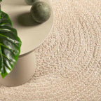 Tappeto ZIZUR Beige 60x110 cm Aspetto Iuta Interni ed Esterni