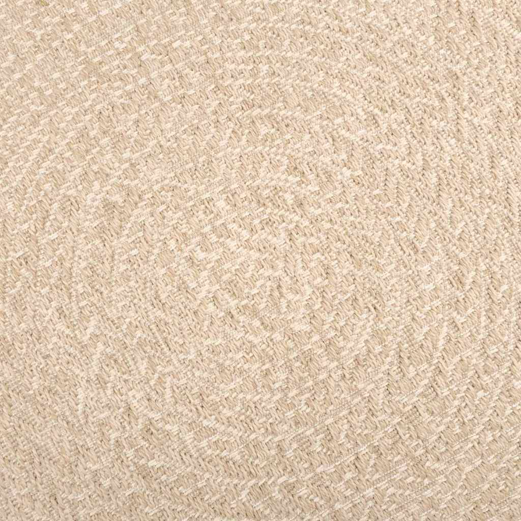 Tappeto ZIZUR Beige 60x110 cm Aspetto Iuta Interni ed Esterni