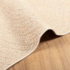 Tappeto ZIZUR Beige 120x170 cm Aspetto Iuta Interni ed Esterni