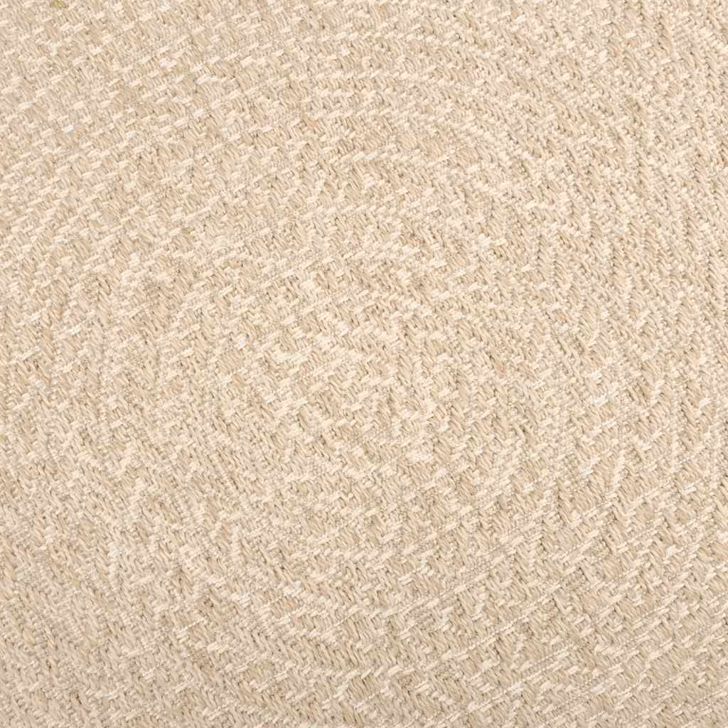 Tappeto ZIZUR Beige 120x170 cm Aspetto Iuta Interni ed Esterni