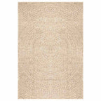 Tappeto ZIZUR Beige 140x200 cm Aspetto Iuta Interni ed Esterni