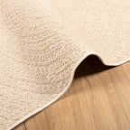 Tappeto ZIZUR Beige 140x200 cm Aspetto Iuta Interni ed Esterni