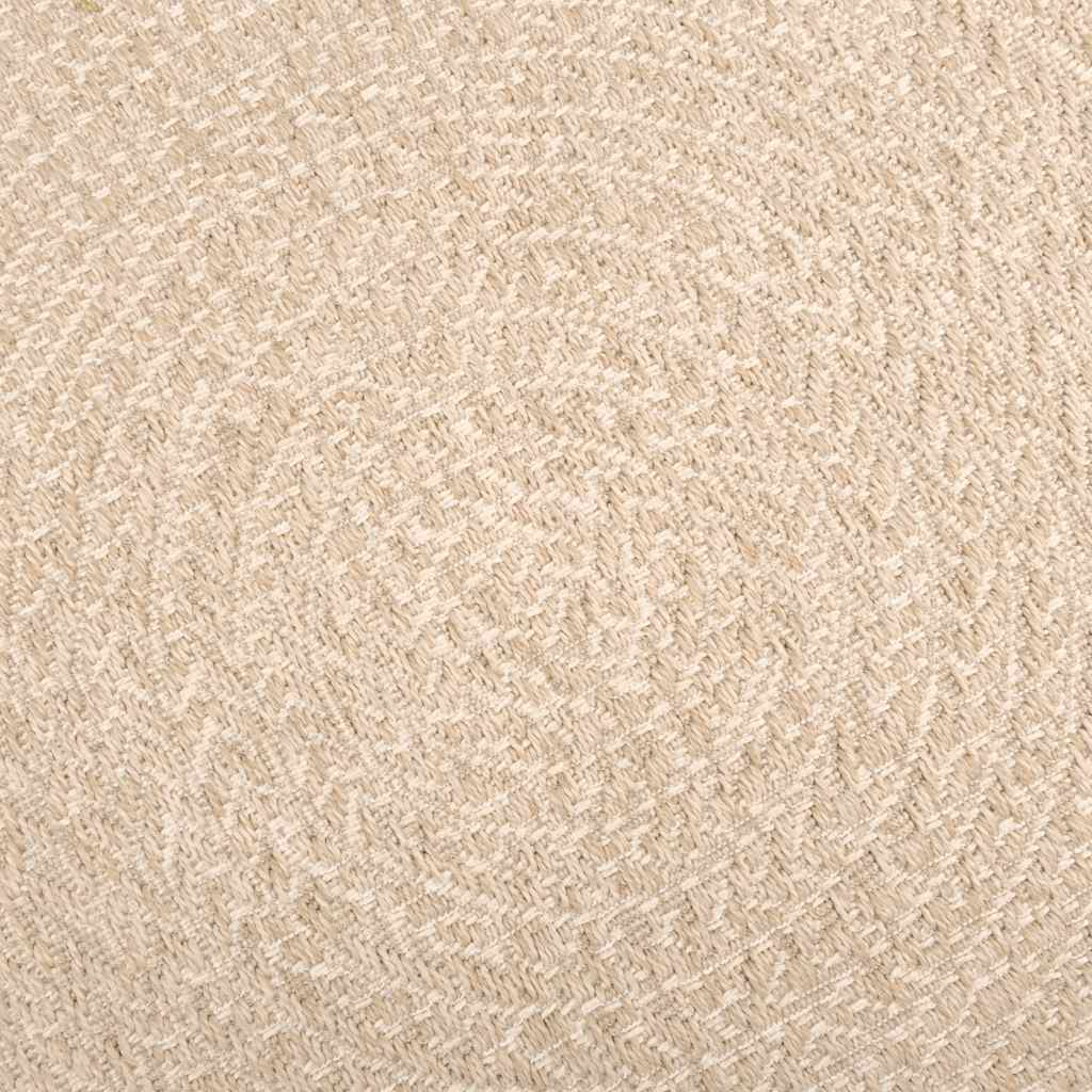 Tappeto ZIZUR Beige 140x200 cm Aspetto Iuta Interni ed Esterni
