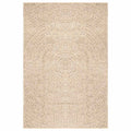 Tappeto ZIZUR Beige 160x230 cm Aspetto Iuta Interni ed Esterni