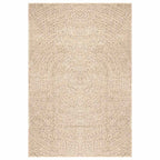 Tappeto ZIZUR Beige 160x230 cm Aspetto Iuta Interni ed Esterni