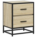Comodino Rovere Sonoma 40x31x50 cm in Truciolato