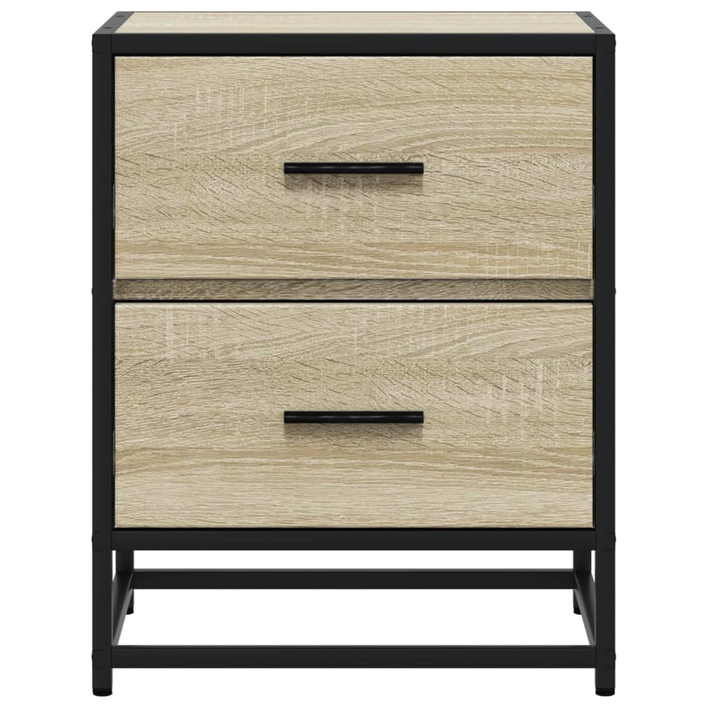Comodino Rovere Sonoma 40x31x50 cm in Truciolato