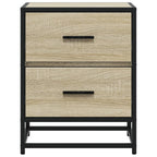 Comodino Rovere Sonoma 40x31x50 cm in Truciolato