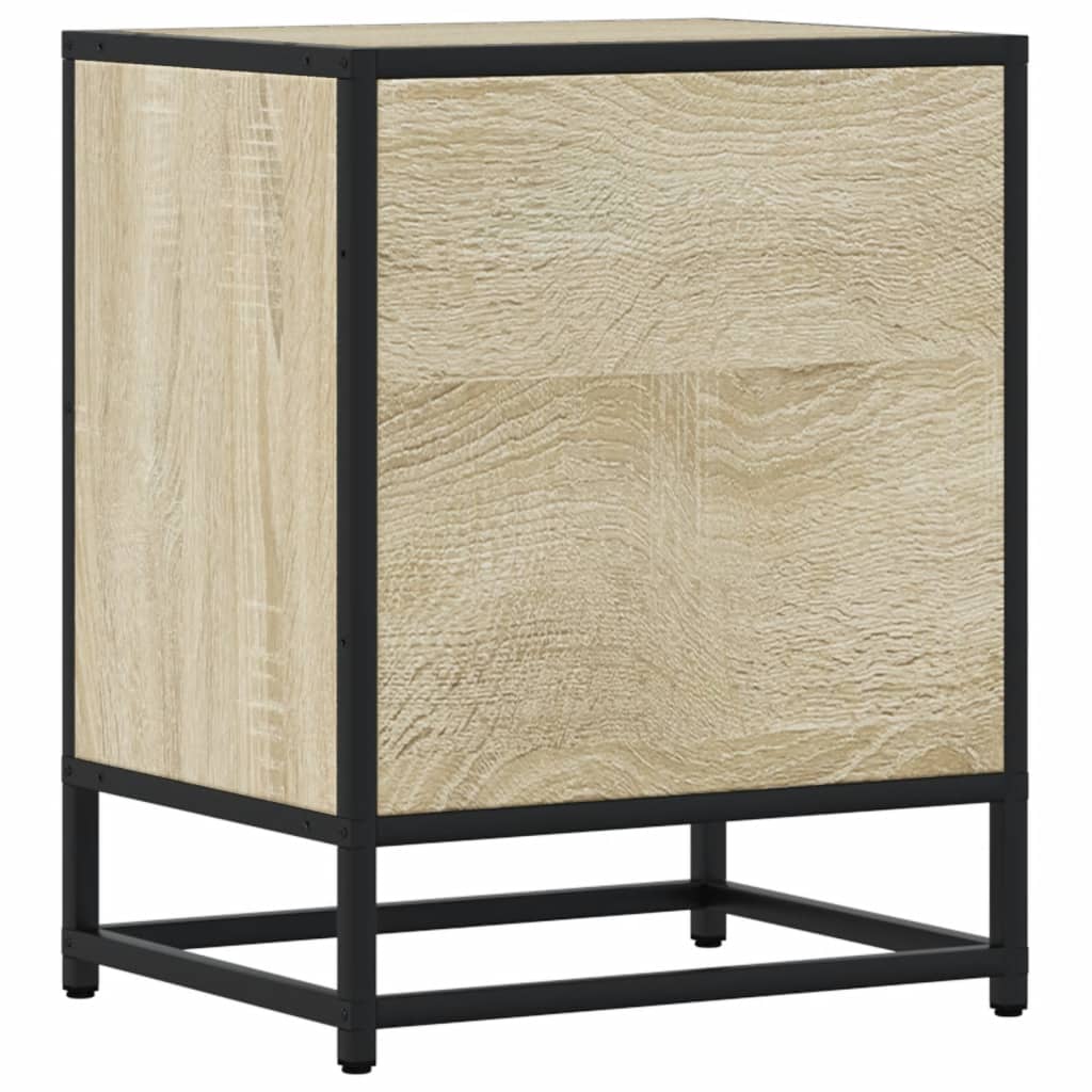 Comodino Rovere Sonoma 40x31x50 cm in Truciolato