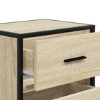 Comodino Rovere Sonoma 40x31x50 cm in Truciolato