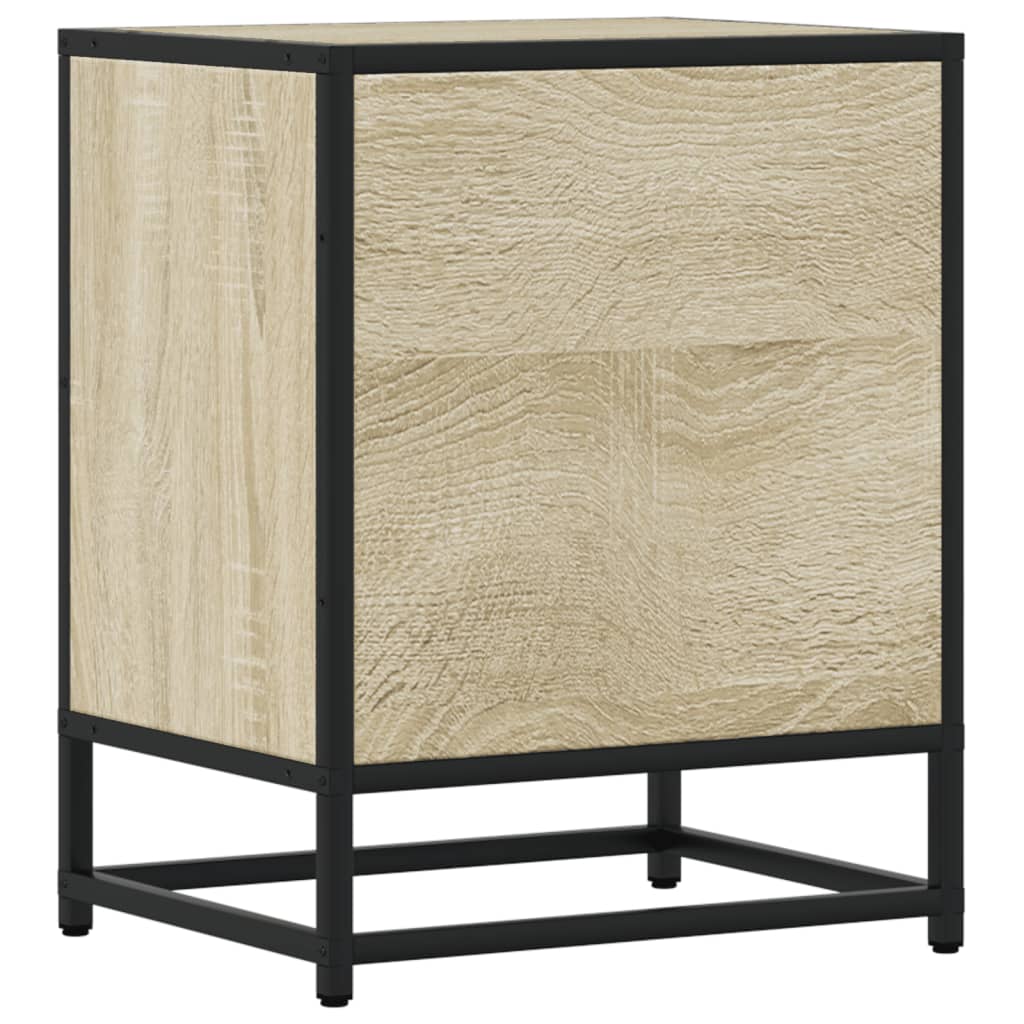 Comodini 2pz Rovere Sonoma 40x31x50 cm in Truciolato