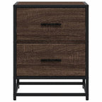 Comodino Rovere Marrone 40x31x50 cm in Truciolato