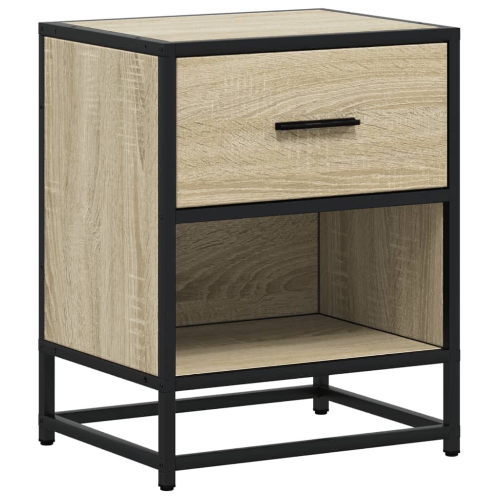 Comodino Rovere Sonoma 40x31x50 cm in Truciolato