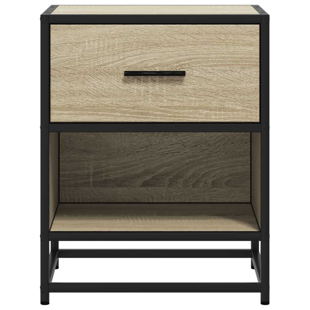 Comodino Rovere Sonoma 40x31x50 cm in Truciolato