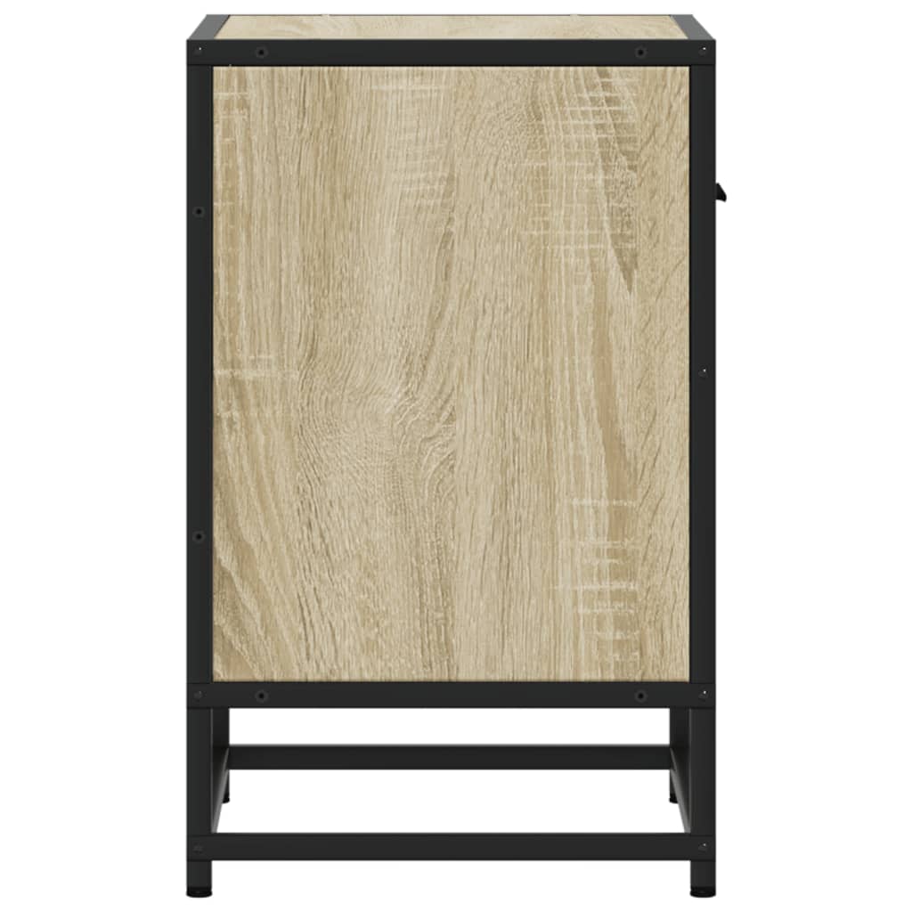 Comodino Rovere Sonoma 40x31x50 cm in Truciolato