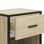 Comodino Rovere Sonoma 40x31x50 cm in Truciolato
