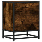 Comodini Rovere Fumo 2 pz 40x31x50 cm in Truciolato