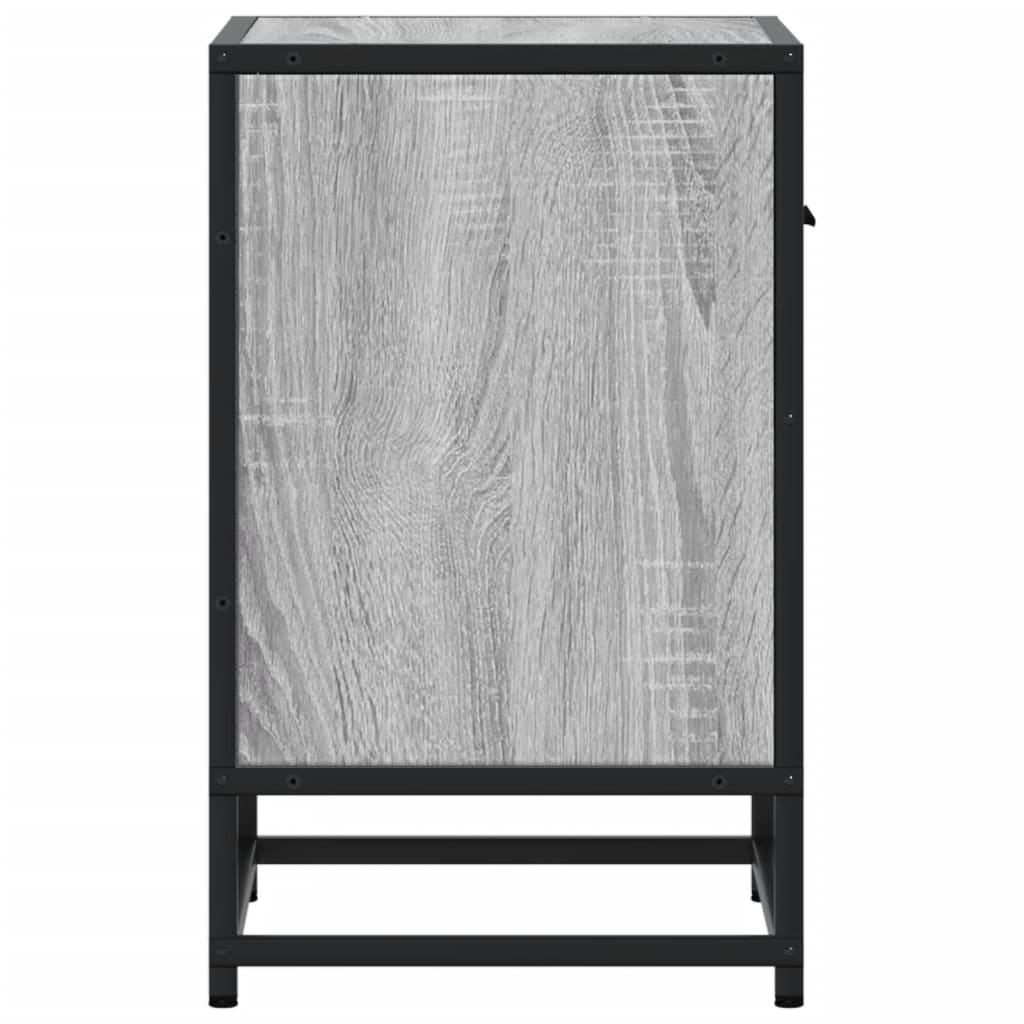Comodini 2 pz Grigio Sonoma 40x31x50 cm in Truciolato