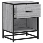 Comodini 2 pz Grigio Sonoma 40x31x50 cm in Truciolato