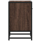 Comodino Rovere Marrone 40x31x50 cm in Truciolato