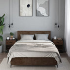 Comodini Rovere Marrone 2 pz 40x31x50 cm in Truciolato