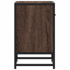 Comodini Rovere Marrone 2 pz 40x31x50 cm in Truciolato