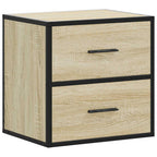 Comodino a Muro Rovere Sonoma 40x31x39,5 cm