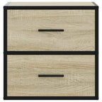 Comodino a Muro Rovere Sonoma 40x31x39,5 cm