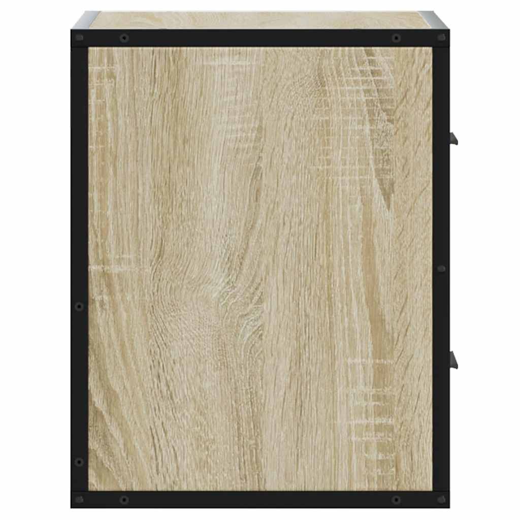 Comodino a Muro Rovere Sonoma 40x31x39,5 cm