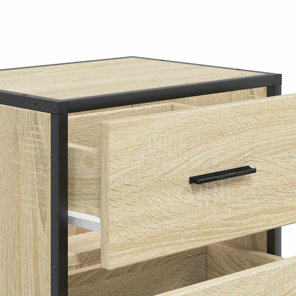 Comodino a Muro Rovere Sonoma 40x31x39,5 cm