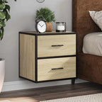 Comodino a Muro Rovere Sonoma 40x31x39,5 cm