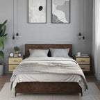 Comodini a Muro 2 pz Rovere Sonoma 40x31x39,5 cm