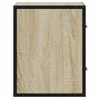 Comodini a Muro 2 pz Rovere Sonoma 40x31x39,5 cm