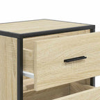 Comodini a Muro 2 pz Rovere Sonoma 40x31x39,5 cm